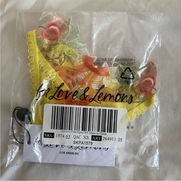 NWT For Love and Lemons thong panty - Picture 4 of 8